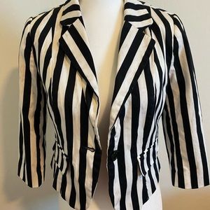 Unique striped blazer